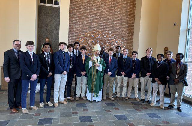 Students Attend Mass at AOB for Black History Month